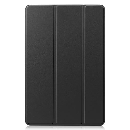 For Samsung Galaxy Tab S7 T870 Custer Texture Horizontal Flip Leather Case with Three-folding Holder & Sleep / Wake-up Function(Black) by buy2fix