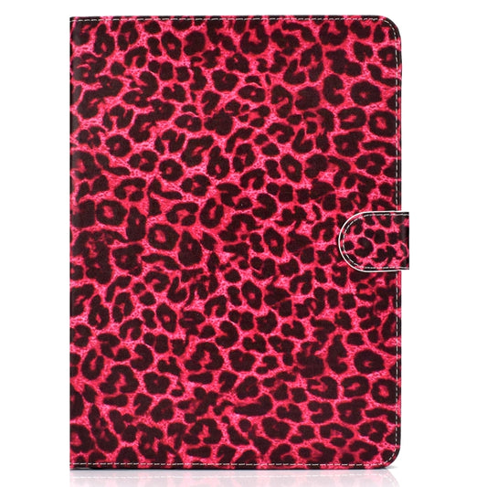 For iPad Pro 11 inch (2018) Colored Drawing Pattern Horizontal Flip PU Leather Case with Holder & Card Slot & Sleep / Wake-up Function(Red Pink Leopard) - iPad Pro 11 (2018) Cases by buy2fix | Online Shopping UK | buy2fix