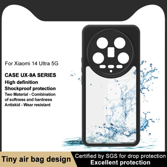 For Xiaomi 14 Ultra 5G imak UX-9A Series Four-corner Airbag Shockproof Phone Case by imak