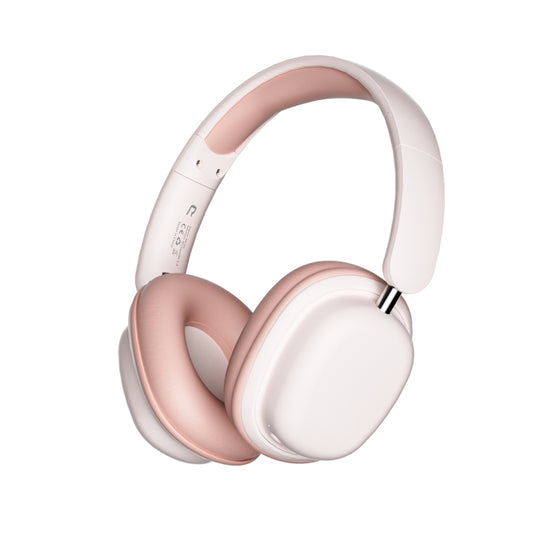 T1 Foldable Phone Audio ENC Noise Reduction Wireless Gaming Headphones with Mic(Pink) by buy2fix