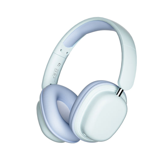 T1 Foldable Phone Audio ENC Noise Reduction Wireless Gaming Headphones with Mic(Blue) by buy2fix