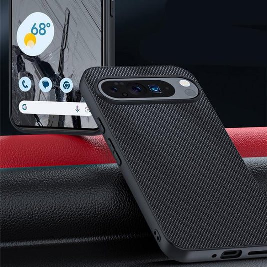 For Google Pixel 10 / 10 Pro Ultra-thin Carbon Fiber Texture Printing Phone Case(Gold) - Google Cases by buy2fix | Online Shopping UK | buy2fix