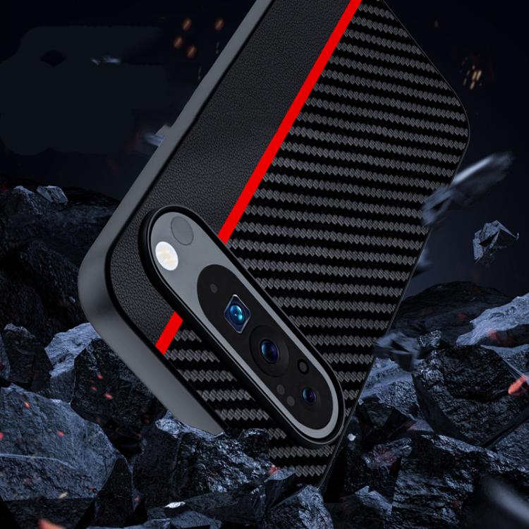 For Google Pixel 10 / 10 Pro Ultra-thin Carbon Fiber Texture Printing Phone Case(Black Red) - Google Cases by buy2fix | Online Shopping UK | buy2fix
