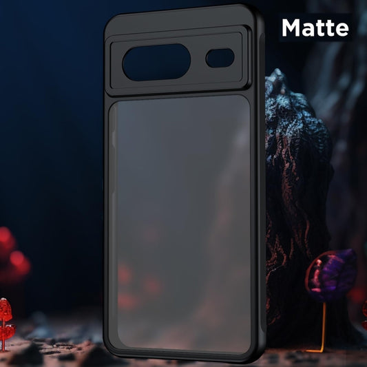For Google Pixel 9 Ultra-thin Translucent PC+TPU Phone Case(Black) by buy2fix