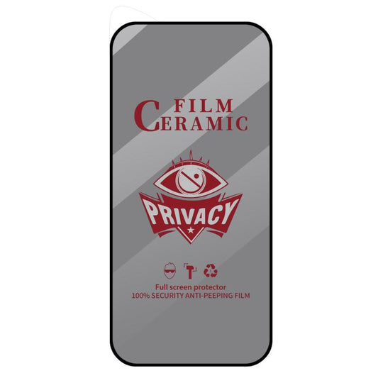 For iPhone 17 Full Coverage HD Privacy Ceramic Film - iPhone 17 Tempered Glass by buy2fix | Online Shopping UK | buy2fix