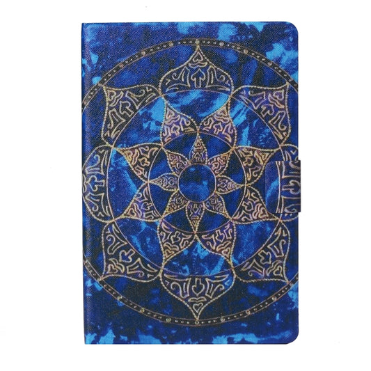 For Samsung Galaxy Tab A11+ / A9+ Voltage Coloured Drawing Smart PU Tablet Case with Sleep / Wake-up Function(Blue Mandala) by buy2fix