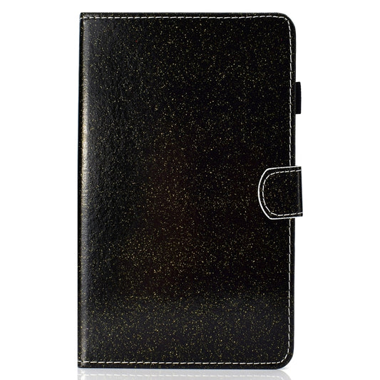 For Samsung Galaxy Tab A11+ / A9+ Glitter Powder Smart PU Tablet Case with Sleep / Wake-up Function(Black) by buy2fix
