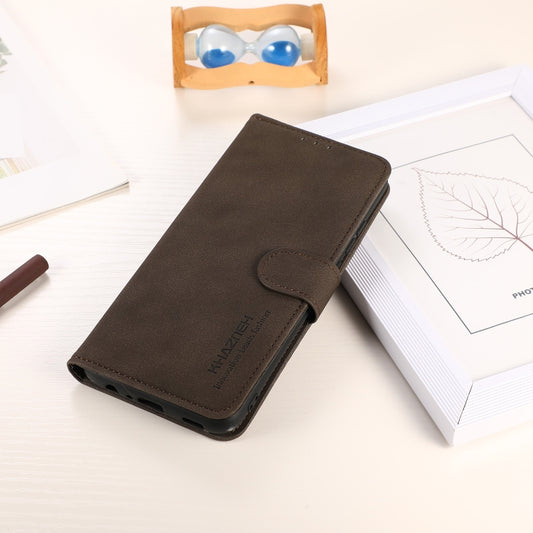For Google Pixel 9 Pro KHAZNEH Matte Texture Leather Phone Case(Brown) by buy2fix