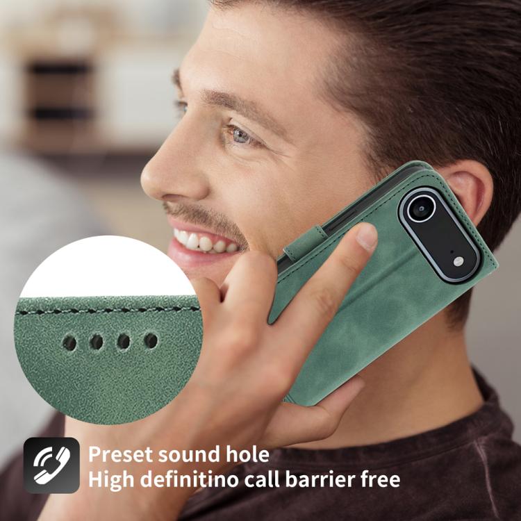 For iPhone Air Dierfeng Dream Line TPU Hybrid PU Leather Phone Case(Green) - iPhone Air Cases by buy2fix | Online Shopping UK | buy2fix