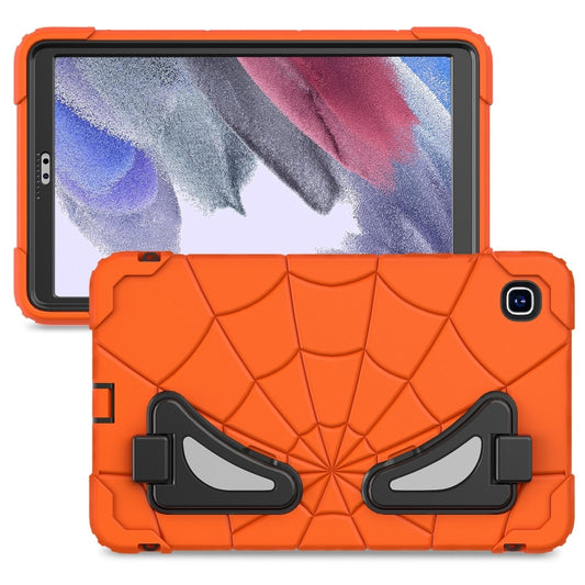 For Samsung Galaxy Tab A7 Lite T220 Spider Silicone Hybrid PC Shockproof Tablet Case(Orange Black) by buy2fix