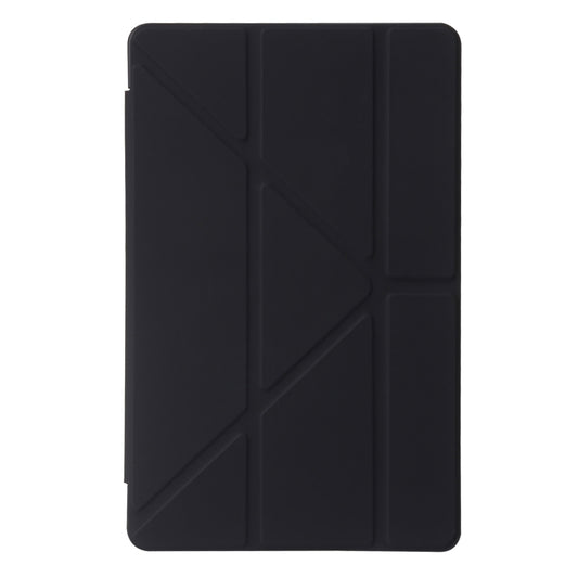 For Xiaomi Redmi Pad SE Deformation Silicone Leather Tablet Case(Black) by buy2fix