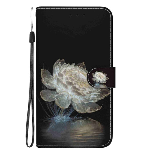For Samsung Galaxy S24+ 5G Crystal Texture Colored Drawing Leather Phone Case(Crystal Peony) by buy2fix