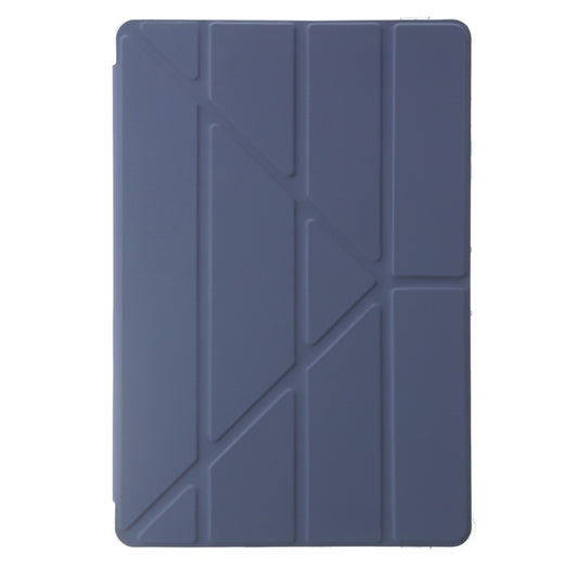 For Samsung Galaxy Tab S10 FE / S9 FE Clear Acrylic Deformation Leather Tablet Case(Lavender) by buy2fix