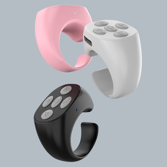 JX-05 5-button Bluetooth Remote Control Cellphone Smart Ring Remote Control(White) - Phone Remote Control by buy2fix | Online Shopping UK | buy2fix