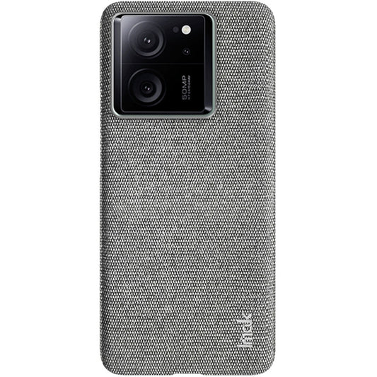 For Xiaomi Redmi K60 Ultra 5G imak Ruiyi Series Cloth Texture PU + PC Phone Case(Light Grey) by imak