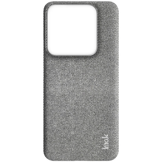 For Xiaomi 14 Pro 5G imak Ruiyi Series Cloth Texture PU + PC Phone Case(Light Grey) by imak