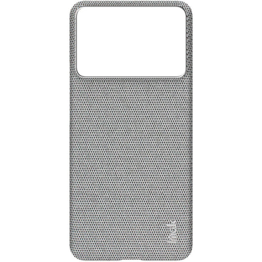 For Xiaomi Redmi K70 5G/K70 Pro 5G imak Ruiyi Series Cloth Texture PU + PC Phone Case(Light Grey) by imak
