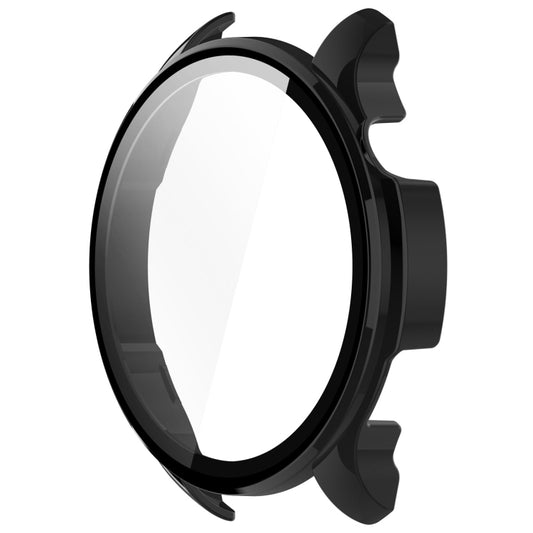 For Amazfit Balance A2286 PC + Tempered Film Integrated Watch Protective Case(Black) by buy2fix