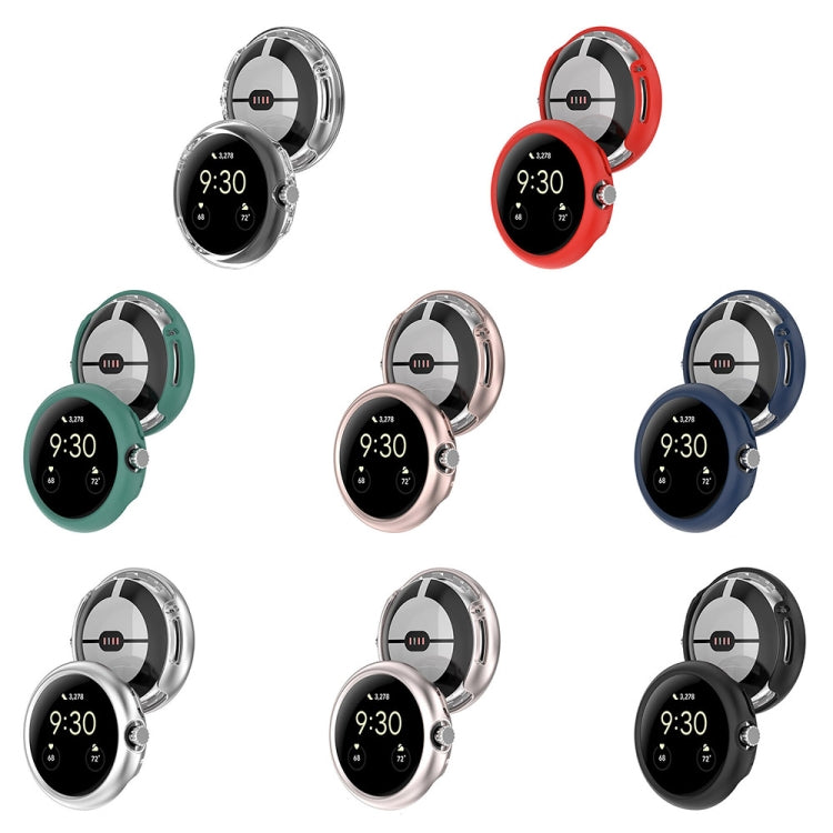 For Google Pixel Watch 2 Half Pack Hollow PC Watch Protective Case(Starlight Color) by buy2fix