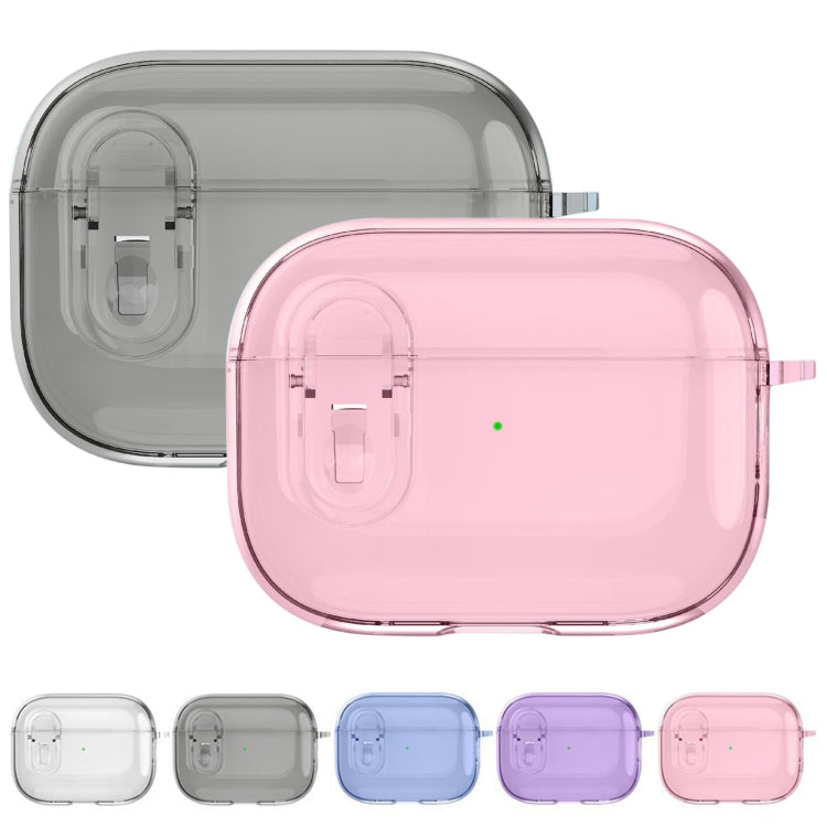 For AirPods Pro Ice Crystals Shockproof Earphone Protective Case(Blue) by buy2fix