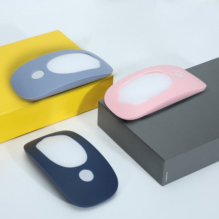 For Apple Magic Mouse 1 / 2 Mouse Silicone Protective Case(Gray Blue) by buy2fix