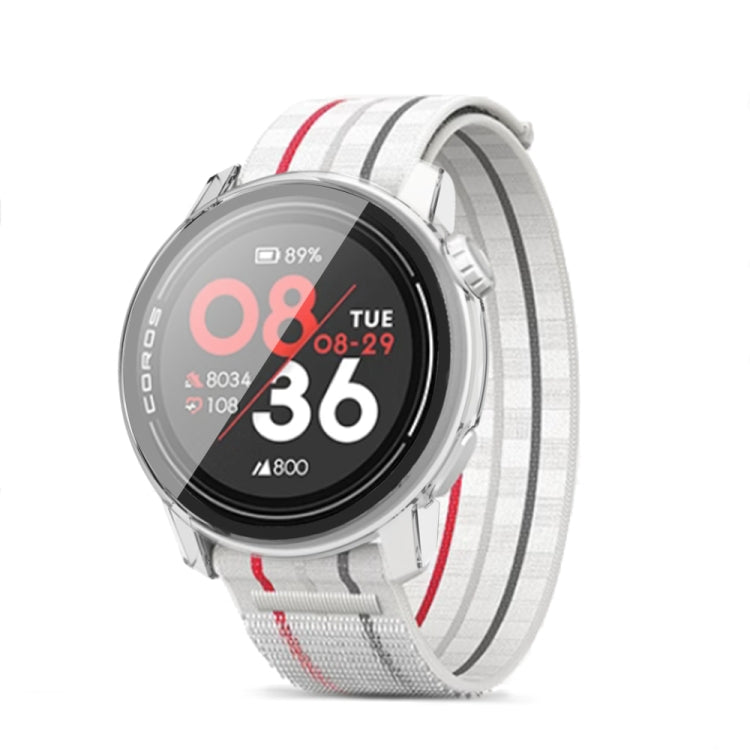 For COROS Pace 3 PC + Tempered Film Integrated Watch Protective Case(Transparent) by buy2fix