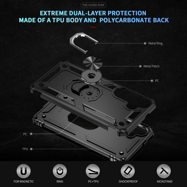 For Samsung Galaxy S25 5G Shockproof TPU + PC Phone Case(Black) by buy2fix
