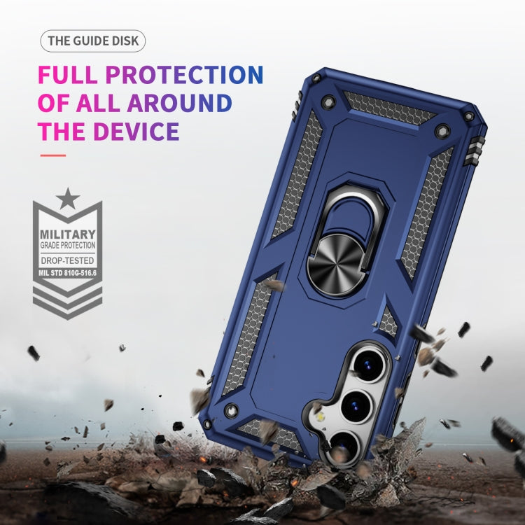 For Samsung Galaxy S25+ 5G Shockproof TPU + PC Phone Case(Blue) by buy2fix