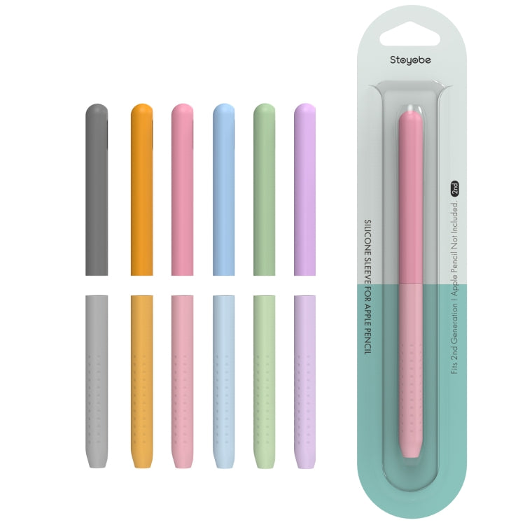 For Apple Pencil 2 / Pro DUX DUCIS Detachable Gradient Colorful Stylus Case(Gradient Pink) by DUX DUCIS