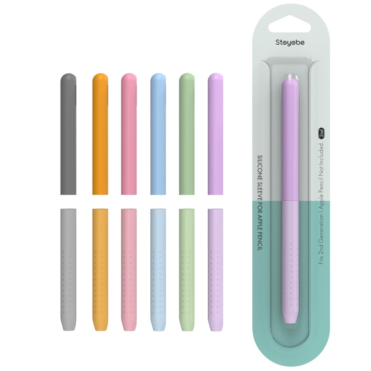 For Apple Pencil 2 / Pro DUX DUCIS Detachable Gradient Colorful Stylus Case(Gradient Purple) by DUX DUCIS