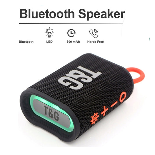 T&G TG396 Outdoor Portable Ambient RGB Light IPX7 Waterproof Bluetooth Speaker(Army Green) - Waterproof Speaker by T&G | Online Shopping UK | buy2fix