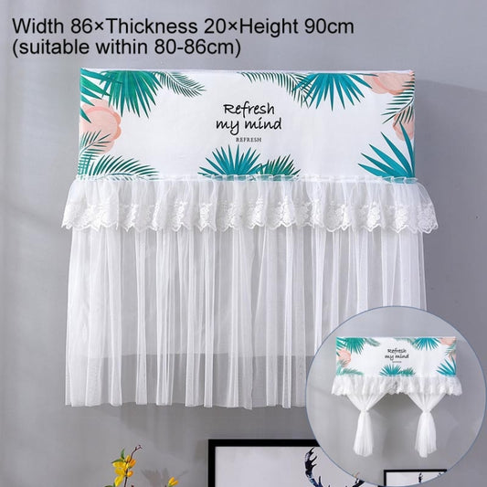 Do Not Take Dust-proof And Anti Direct Blowing Simple Wind Hanging Machine Air Conditioner Moon Cover, Size:Width 86 × Thickness 20 × Height 90cm(Color Palm) by buy2fix