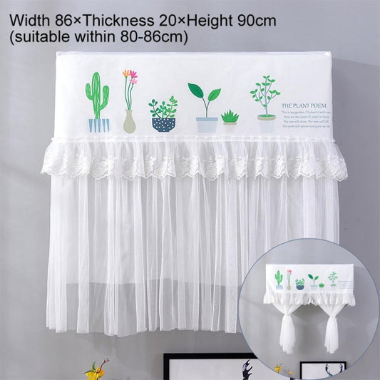 Do Not Take Dust-proof And Anti Direct Blowing Simple Wind Hanging Machine Air Conditioner Moon Cover, Size:Width 86 × Thickness 20 × Height 90cm(Flowerpot) by buy2fix
