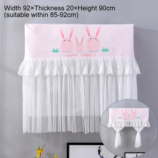 Do Not Take Dust-proof And Anti Direct Blowing Simple Wind Hanging Machine Air Conditioner Moon Cover, Size:Width 92 × Thickness 20 × Height 90cm(Pink Chinchilla) by buy2fix