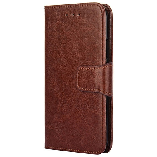 For Motorola Edge 5G 2024 Crystal Texture Leather Phone Case(Brown) by buy2fix