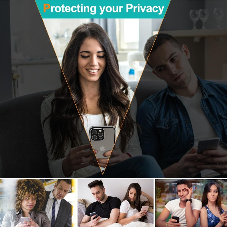 For iPhone 16 Pro Anti-peeping Magnetic Double-sided Tempered Glass Phone Case(Grey) by buy2fix