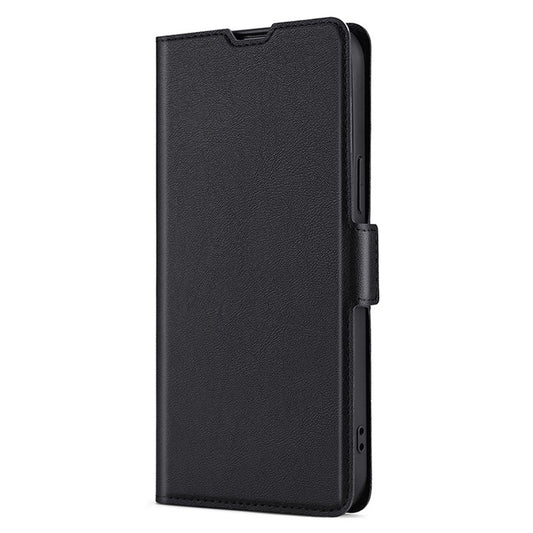 For Motorola Edge 5G 2024 Ultra-thin Voltage Side Buckle Horizontal Flip Leather Phone Case(Black) by buy2fix