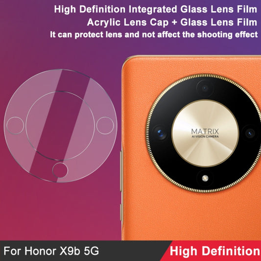 For Honor X9b 5G imak Integrated Rear Camera Lens Tempered Glass Film with Lens Cap by imak