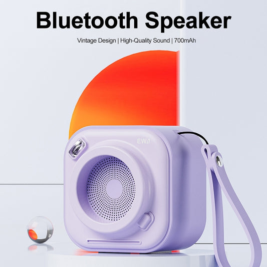 EWA A132 Portable Mini Stereo Wireless Bluetooth Speaker(Purple) by EWA