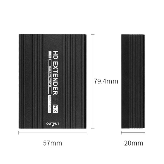 Measy ET1815 HDMI Extender Transmitter and Receiver Converter, Transmission Distance: 150m, Plug:UK by Measy