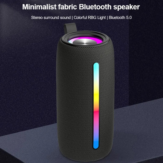 L12 Colorful LED Wireless Bluetooth-compatible Portable Speaker(Black) by buy2fix