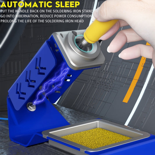 Mechanic 210MAX Dual Station Thermostatic Adjustable Digital Display Soldering Station, Plug:EU by MECHANIC