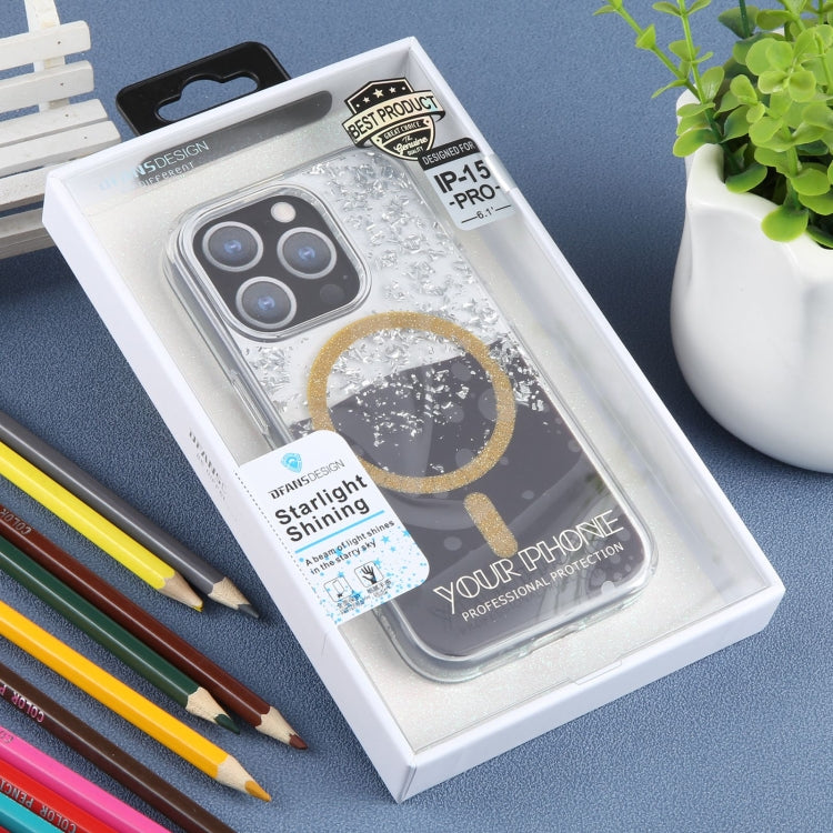 For iPhone 15 Pro Max DFANS DESIGN Magsafe Magnetic Starlight Shining Phone Case(Star Agate) by DFANS DESIGN