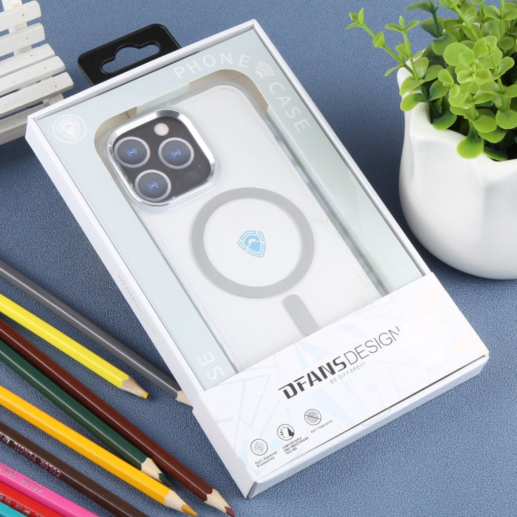 For iPhone 15 Pro DFANS DESIGN Magsafe Magnetic Phone Case(Transparent) by DFANS DESIGN