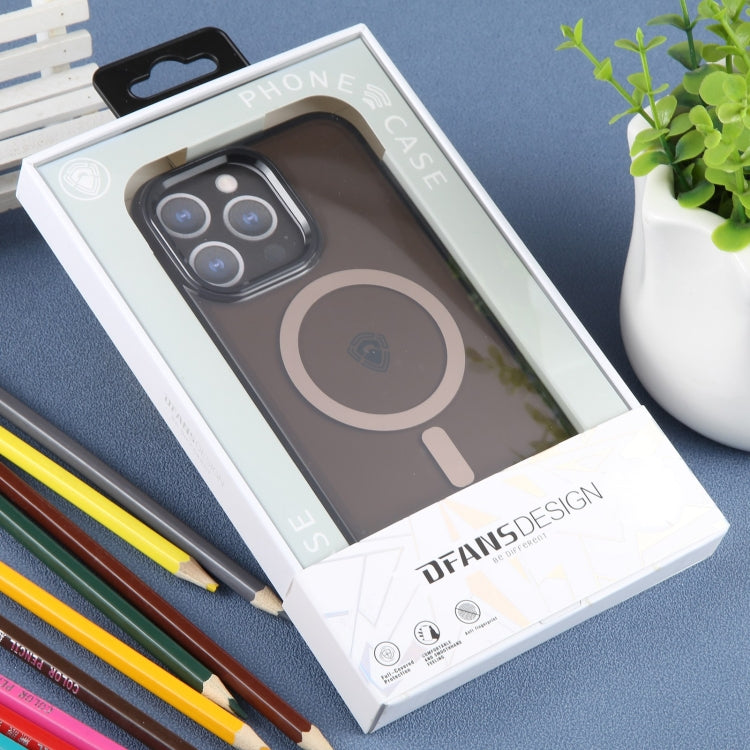 For iPhone 15 Pro DFANS DESIGN Magsafe Magnetic Phone Case(Black) by DFANS DESIGN