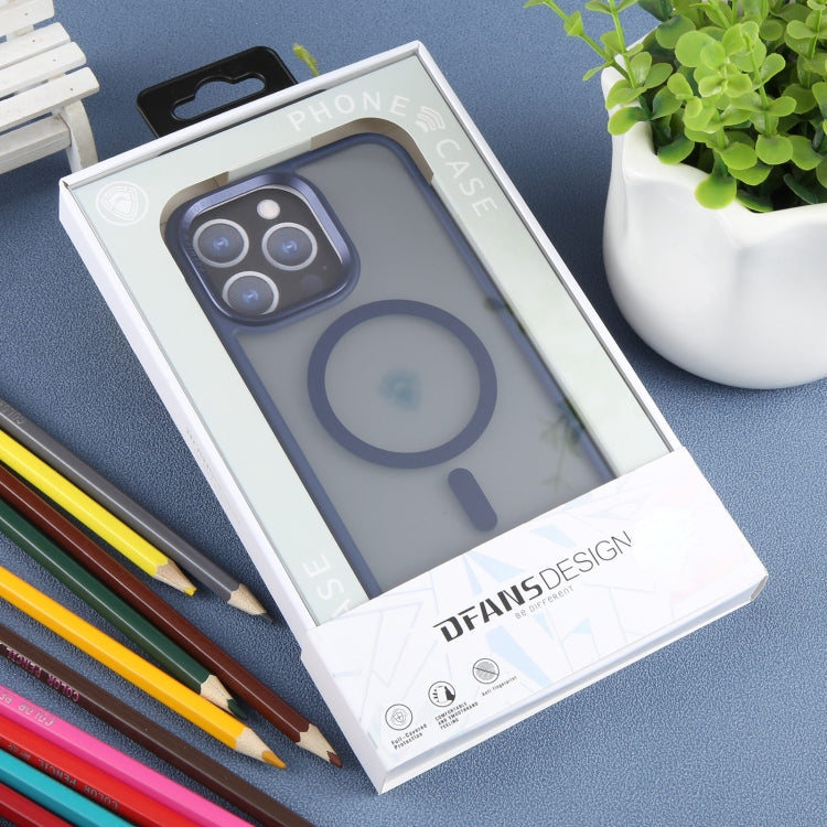 For iPhone 15 Pro DFANS DESIGN Magsafe Magnetic Phone Case(Blue) by DFANS DESIGN