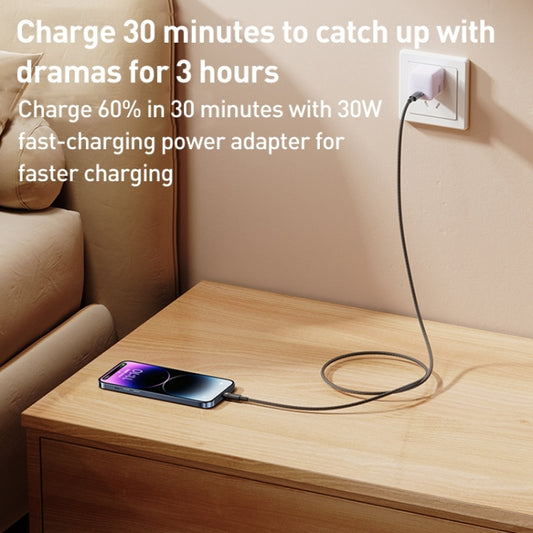 YESIDO CA159 1.2m 27W USB-C / Type-C to 8 Pin Auto Power-off Charging Cable(Black) by Yesido