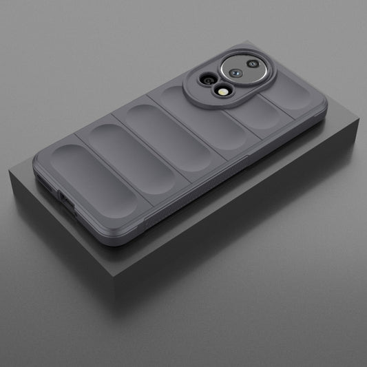 For Huawei nova 12 Ultra / 12 Pro Magic Shield TPU + Flannel Phone Case(Dark Grey) by buy2fix