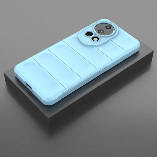 For Huawei nova 12 Ultra / 12 Pro Magic Shield TPU + Flannel Phone Case(Light Blue) by buy2fix