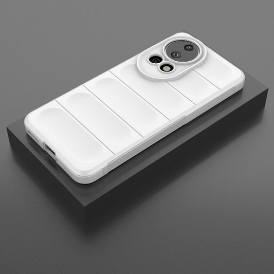For Huawei nova 12 Ultra / 12 Pro Magic Shield TPU + Flannel Phone Case(White) by buy2fix